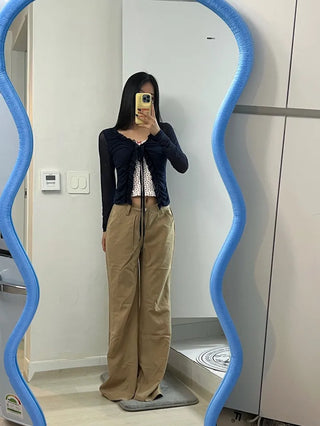 Benny Frill See-Through Cardigan