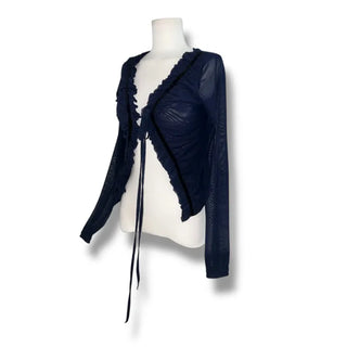 Benny Frill See-Through Cardigan