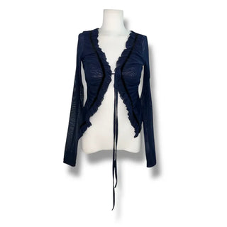 Benny Frill See-Through Cardigan