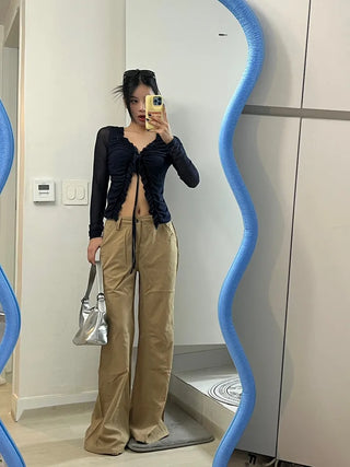 Benny Frill See-Through Cardigan