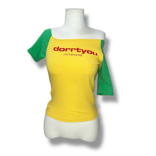 Dorrtyou Off-Shoulder Crop Top