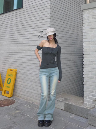 Rachel Balloon Off-Shoulder