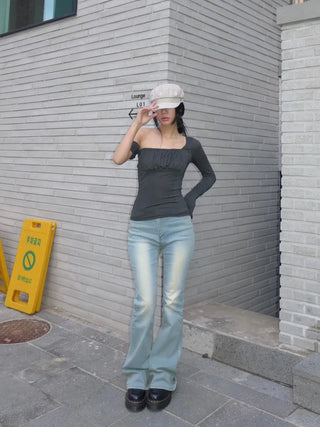Rachel Balloon Off-Shoulder