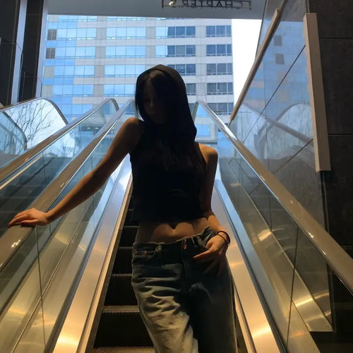 Channy Sleeveless Hooded Top