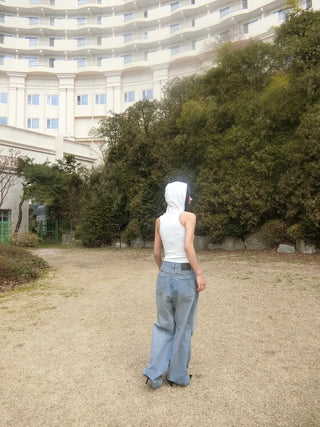 Channy Sleeveless Hooded Top