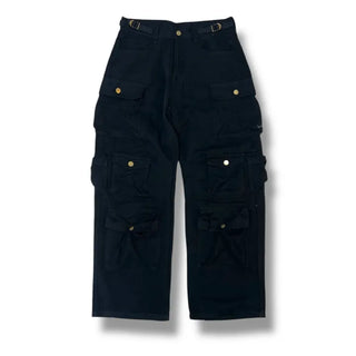 Waist buckle pocket cargo pants