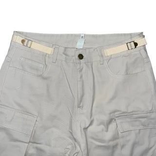 Waist buckle pocket cargo pants