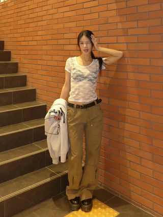 Lace See-through T-shirt
