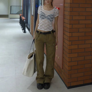 Lace See-through T-shirt