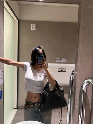 Bae Golji Square Crop Tee