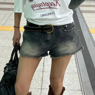 Camo damge short pants
