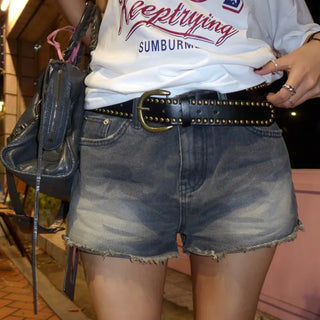 Camo damge short pants