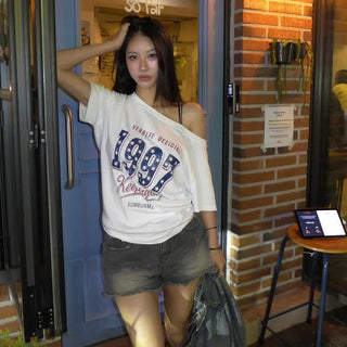 Camo damge short pants