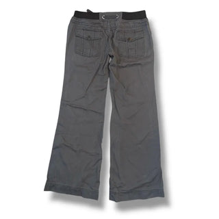Vintage band charcoal flare pants