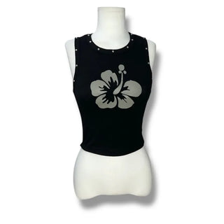 Surffee Studded Crop Sleeveless
