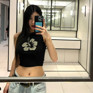 Surffee Studded Crop Sleeveless