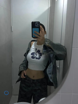 Surffee Studded Crop Sleeveless
