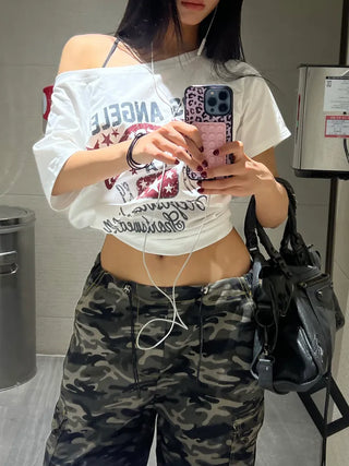 LOS⍣ANGELS off shoulder
