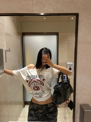 LOS⍣ANGELS off shoulder