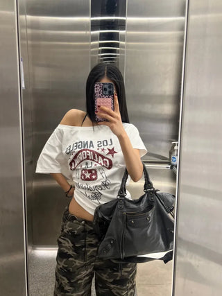 LOS⍣ANGELS off shoulder