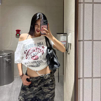 LOS⍣ANGELS off shoulder