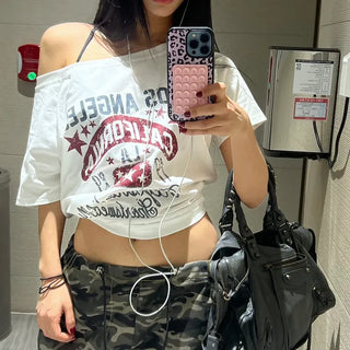 LOS⍣ANGELS off shoulder