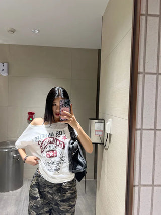 LOS⍣ANGELS off shoulder