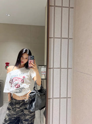 LOS⍣ANGELS off shoulder