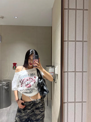 LOS⍣ANGELS off shoulder