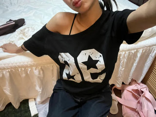 96 ✰ number off shoulder