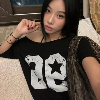 96 ✰ number off shoulder