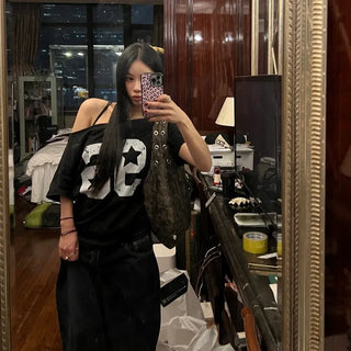 96 ✰ number off shoulder