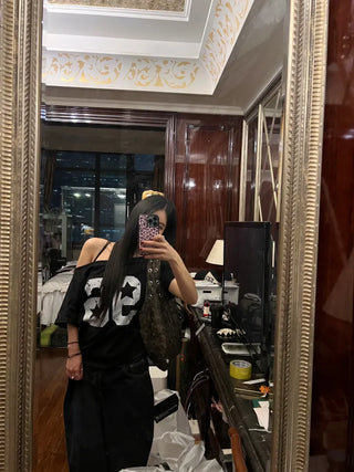 96 ✰ number off shoulder