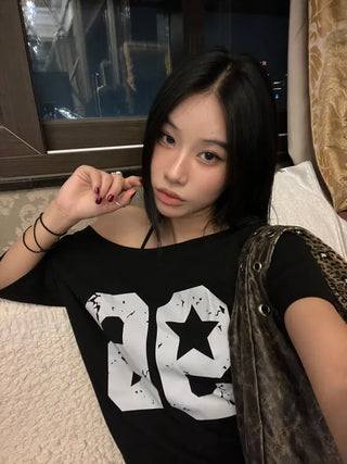 96 ✰ number off shoulder