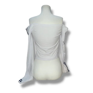 Italia cropped long-sleeved jersey