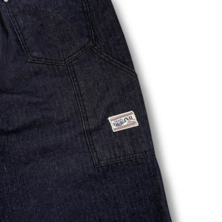 Banding bermuda herringbone carpenter pants
