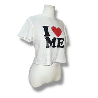 I ❤️ ME crop tee