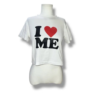 I ❤️ ME crop tee