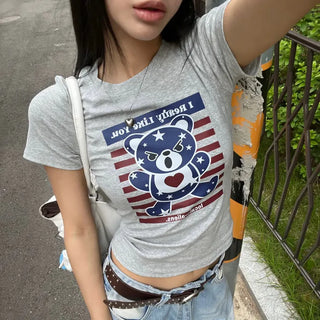 Angry bear tee
