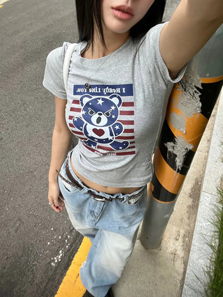 Angry bear tee