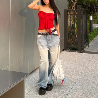 Ribbon shirring top