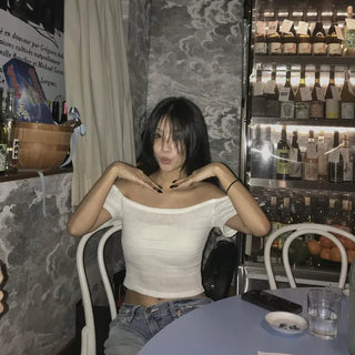 Lily Crop Off-Shoulder