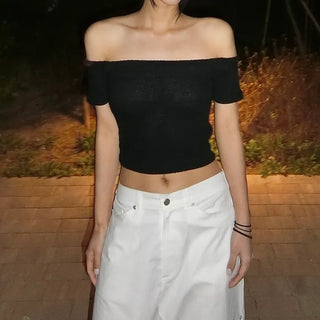 Lily Crop Off-Shoulder