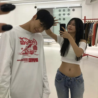 Lily Crop Off-Shoulder