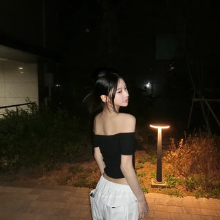 Lily Crop Off-Shoulder