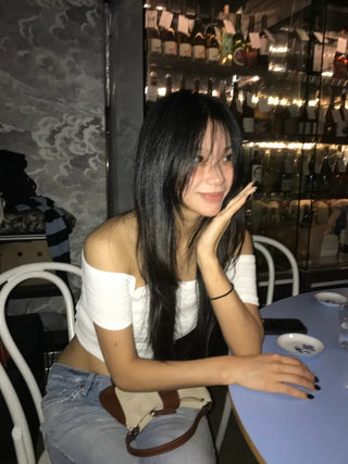 Lily Crop Off-Shoulder