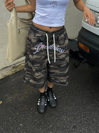 Loveme Lettering Bermuda Shorts