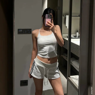 Three line dolphin pants