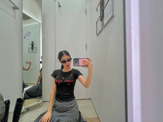 Hush baby crop tee