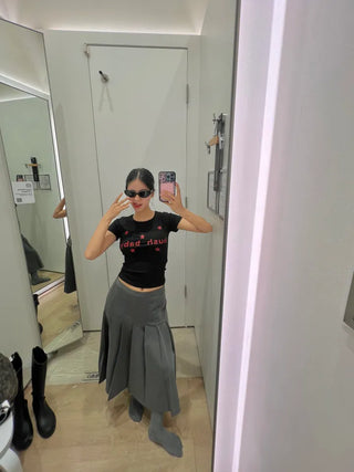 Hush baby crop tee